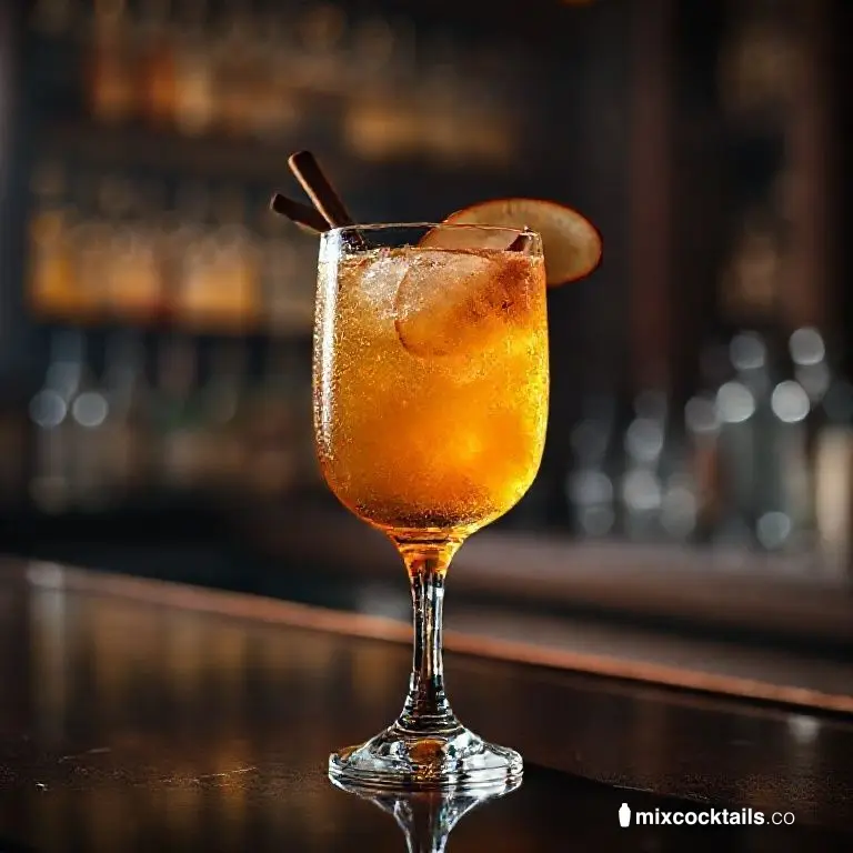 Sparkling Apple Cider Mocktail